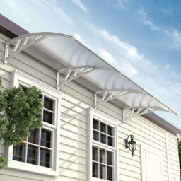 Breeins Waterproof Front Door Canopy Outdoor Awning Window Garden Canopy Patio Porch Awning Rain Shelter Cover W 270 Cm - thumbnail 1