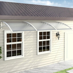 Breeins Waterproof Front Door Canopy Outdoor Awning Window Garden Canopy Patio Porch Awning Rain Shelter Cover W 270 Cm - thumbnail 2