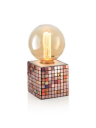 Auraglow Mysa Mosaic Effect Stone Table Desk Lamp - Soho - With Ag549 - thumbnail 2