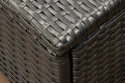 Sh&g Alnwick Garden Furniture Set - 4 Piece Table & Chairs - Grey Rattan & Steel - Indoor & Outdoor - Signature Homes And Gardens - thumbnail 7