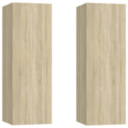 Vidaxl 6 Piece Tv Cabinet Set Sonoma Oak Engineered Wood - thumbnail 7