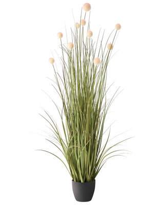 Lux Botanics 120Cm Pink-Tinted Artificial Potted Plant In Black Pot By Wyld And Coco - image 1