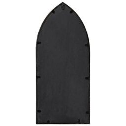 Berkfield Garden Mirror Black 70X30 Cm Iron For Outdoor Use - thumbnail 4