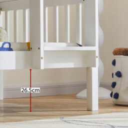 Lassic Vida Designs Milan White Bunk Bed - thumbnail 7