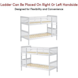 Lassic Vida Designs Milan White Bunk Bed - thumbnail 6
