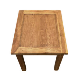 Home Furniture Group Oak Nest Of 2 Tables Rustic Space Saving Side Table Set For Living Room - thumbnail 8