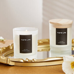Darphe 150G Handmade Soy Wax Scented Candle In Frosted Glass Jar, Westin White Tea - thumbnail 2