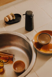 Cosmic Soap Dispenser, 200Ml Capacity, Brown, Recycled Materials, Award-Winning Design, Avenir Collection - thumbnail 4