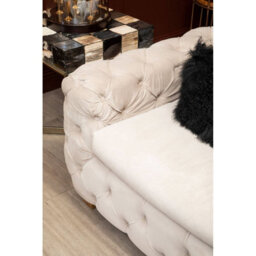 Orsina Black Mongolian Lamb Fur Square Cushion, Luxe Fluffy Textured Throw Pillow With Polyester Reverse - thumbnail 4