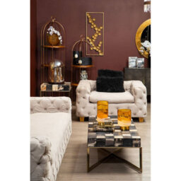 Orsina Black Mongolian Lamb Fur Square Cushion, Luxe Fluffy Textured Throw Pillow With Polyester Reverse - thumbnail 3