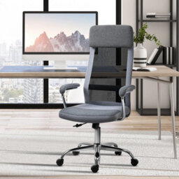 Office Chair Mesh High Back Swivel Task Home Desk Chair - thumbnail 6