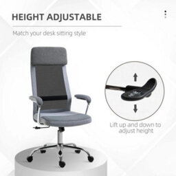 Office Chair Mesh High Back Swivel Task Home Desk Chair - thumbnail 4