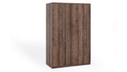 Arte Create A Serene Retreat With The Bono Hinged Door Wardrobe 1350mm X 2030mm X 650mm In Calming Oak Monastery - thumbnail 1