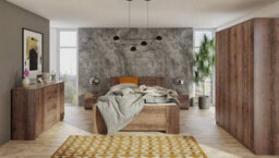 Arte Create A Serene Retreat With The Bono Hinged Door Wardrobe 1350mm X 2030mm X 650mm In Calming Oak Monastery - thumbnail 2