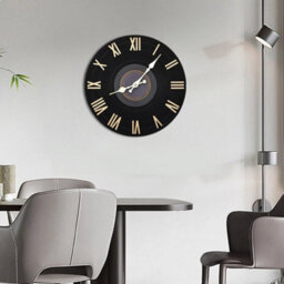 B 12Inch Home Office Metal Resin Wall Clock Living Room Study Bed Room Decor - thumbnail 4