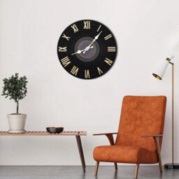 B 12Inch Home Office Metal Resin Wall Clock Living Room Study Bed Room Decor - thumbnail 5