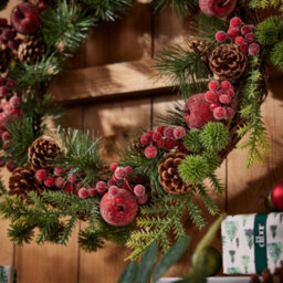 Dibor Traditional Giant Country Hedgerow Front Door Autumn Wreath Winter Spring Wreath 50Cm - thumbnail 5