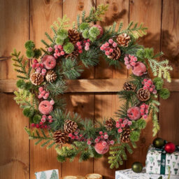 Dibor Traditional Giant Country Hedgerow Front Door Autumn Wreath Winter Spring Wreath 50Cm - thumbnail 3