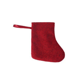 Mini Gonk Christmas Stocking Red And Grey 15Cmx19Cm - thumbnail 4
