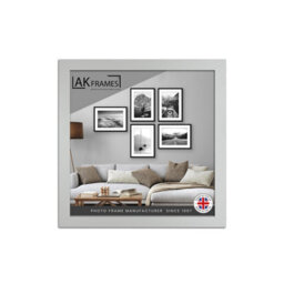 "AK Frames Sleek 15X15"" Silver Thin Modern Picture Frame - Slim And Design For Posters, Prints And Photos - Elegant Wall Frame Decor" - thumbnail 1