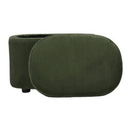 Living And Home Modern Green Corduroy Storage Ottoman With Plastic Legs, 60Cm W X 40Cm D X 45Cm H - thumbnail 5
