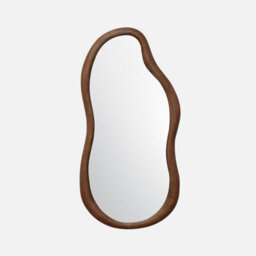 Sweeek. Wooden Mirror Austin Walnut 92X3X48 Cm - thumbnail 2