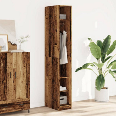 Berkfield Wardrobe Old Wood 30X50X200 Cm Engineered Wood - image 1