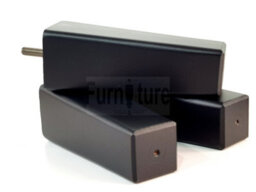 L&F 4 Black Solid Wood Furniture Legs Square Settee Feet 150mm High Sofa Chair Bed M8 Sof3210 - thumbnail 8