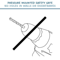 Babydan Tora Pressure Fit Safety Gate With Extensions 71.3 - 91.1Cm - thumbnail 5