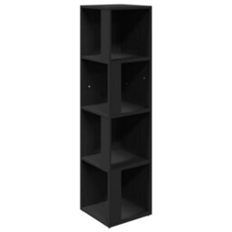 Vidaxl Corner Cabinet Black 33X33X132 Cm Engineered Wood - thumbnail 2