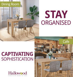 Hallowood Furniture Newquay Oak Fixed Top Table 120Cm With 4 Taupe Leather Effect Chairs - thumbnail 6