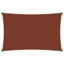 Berkfield Sunshade Sail Oxford Fabric Rectangular 2X5 M Terracotta