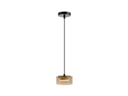 Luminosa Lighting Luminosa Olaia Slim Pendant Ceiling Light Black, Amber 1Xgx53 3000K 660Lm - Uk Stock - thumbnail 5