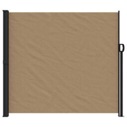 Walplus Retractable Side Awning Garden Sun Shade Canopy Gazebo For Back Door, Porch, Patio Taupe 180X500 Cm - thumbnail 3