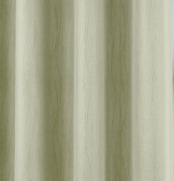Enhanced Living Goodwood Green Thermal, Energy Saving, Dimout Eyelet Curtains With Wave Pattern (Pair) - 66 X 72 Inch (168X183Cm) - thumbnail 4