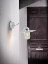 Nordlux Luxe Outdoor Galvanized Steel Wall Light Coastal/marine Safe Silver,mains - thumbnail 2