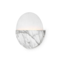 Luminosa Lighting Luminosa Jupiter Modern Integrated Led Wall Lamp Marble 3000K 200Lm White Shade - thumbnail 2