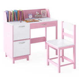 Gainoom Kids Study Desk & Chair Set Writing Table & Chair Set For 3+ Years Old Boys And Girls