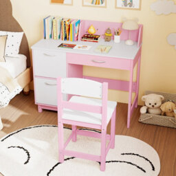 Gainoom Kids Study Desk & Chair Set Writing Table & Chair Set For 3+ Years Old Boys And Girls - thumbnail 4