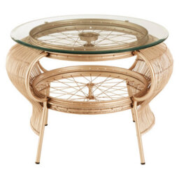 Orsina Mantis Champagne Gold Finish Table - thumbnail 3