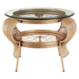 Orsina Mantis Champagne Gold Finish Table - thumbnail 1