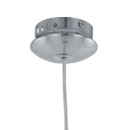 Luminosa Lighting Luminosa Modern Hanging Pendant Chrome 1 Light  With Metal Alloy Shade, E27 - thumbnail 4