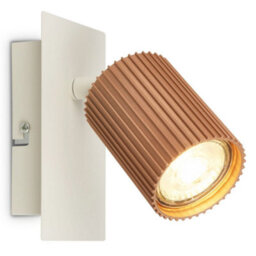 Briloner Gu10 Socket Coffee Warm Grey Adjustable Head Wall Light - thumbnail 1