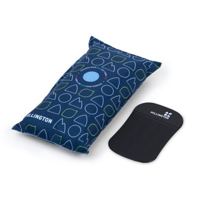 Hillington Reusable Car Dehumidifier Bags 2 Pack 1KG With Anti Slip Dashboard Mat Colour Changing Indicator And Microwave Recharge