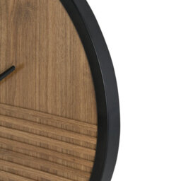 Beliani Rustic Wall Clock Durtal 60 Cm Brown - thumbnail 5