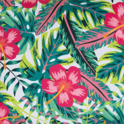 icon Indoor And Outdoor Waterproof Filled Cushion Set Of 4 Tropical Flower - thumbnail 6