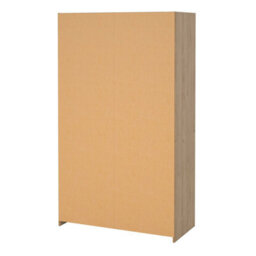 Wyld Haus Uppsala Open Wardrobe Unit, Jackson Hickory Oak With Beige Textile Curtain - thumbnail 5