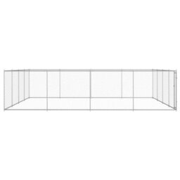 Walplus Outdoor Dog Kennel Galvanised Steel 760X760X185 Cm - thumbnail 3
