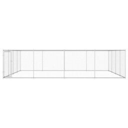 Walplus Outdoor Dog Kennel Galvanised Steel 760X760X185 Cm - thumbnail 2