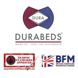 Divan Base Direct Dura Beds Air Plus Gel 1000 Pocket Sprung Gel Foam Divan Bed Set 6Ft Super King 4 Drawers- Naples Lilac - thumbnail 3